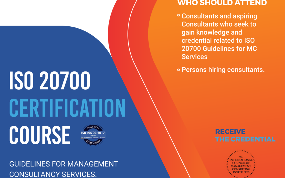 ISO 20700: Guidelines for Management Consultancy Services (June, 2023)