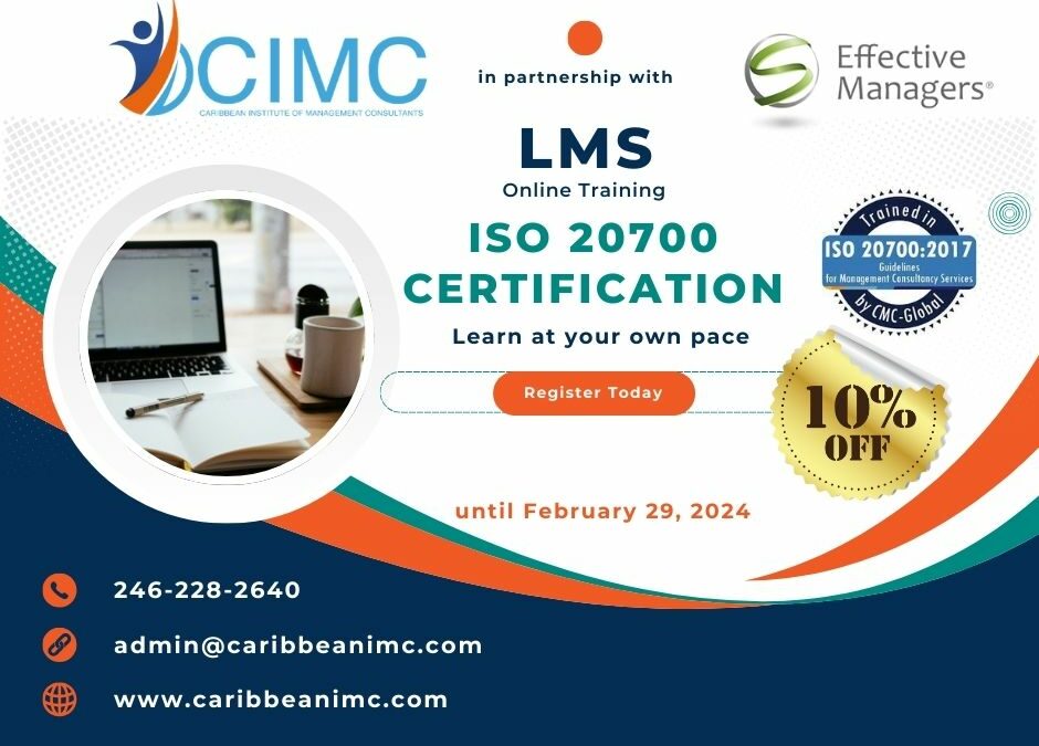 ISO 20700 Certification – LMS Online Training – 10% Discount